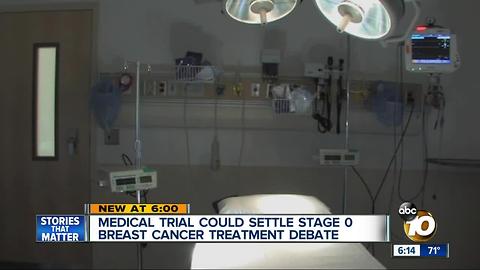 Medical trial could settle Stage 0 Breast Cancer treatment debate