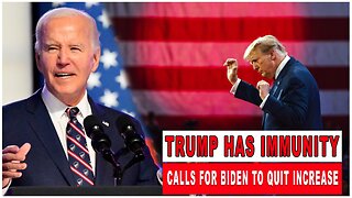 Trump Has Immunity, Calls for Biden to Quit Increase | June 27, 2024
