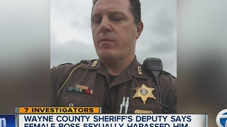 Male deputy files lawsuit claiming Wayne County Sheriff's Office ignored sexual harassment by a female supervisor.