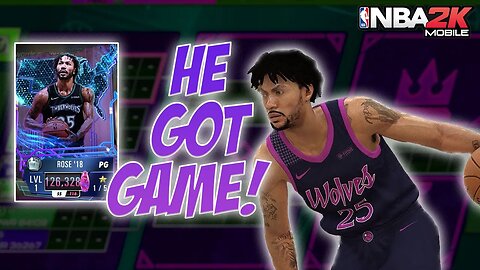 "He Got Game" Cosmic Jasper Derrick Rose Is A Gem - NBA 2K Mobile