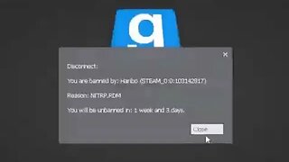 getting banned from the worst server on gmod rp