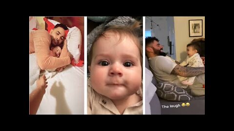 Adorable daddy baby # Funniest videos