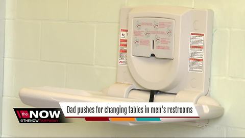 Florida dad petitioning lawmakers to mandate changing tables in men's bathrooms
