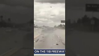 Crazy Car Crash On The 118 Freeway! 😱 #shorts