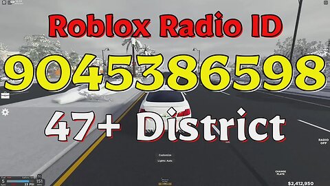 District Roblox Radio Codes/IDs