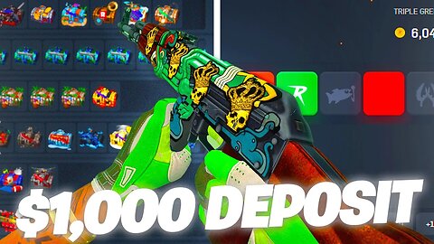 DEPOSITING MY $1000 AK FIRE SERPENT ON CSGO ROLL!! (CSGOROLL GAMBLING)