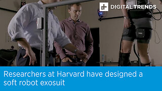 Researchers at Harvard have designed a soft robot exosuit