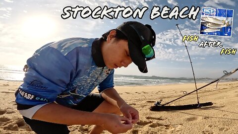 FISH AFTER FISH! | Stockton Beach Fishing |