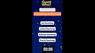 Guest This Actor #111 Like A Quick Quiz? | A Good Day to Die Hard