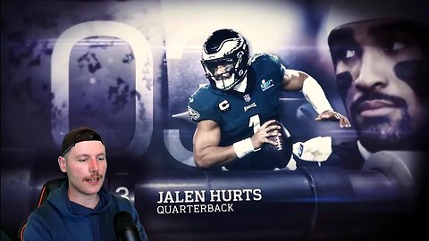 Rugby Player Reacts to JALEN HURTS (QB, Eagles) #3 The Top 100 NFL Players of 2023