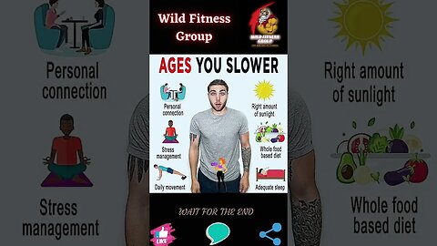 🔥Things that ages you slower🔥#shorts🔥#wildfitnessgroup🔥16 April 2023🔥