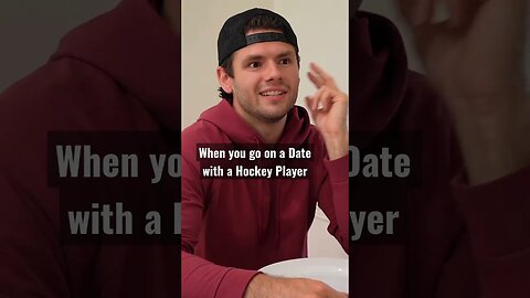 When You Go On a Date With a Hockey Player #shorts #humor