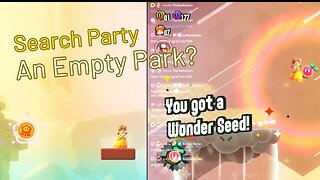 Super Mario Wonder Search Party an Empty Park