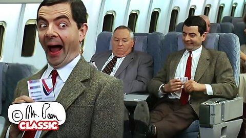 Mr Bean's first classic flight | Mr Bean The movie | NangNoom