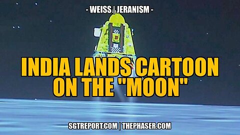 INDIA LANDS CARTOON ON THE MOON & OTHER WOO