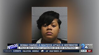 Woman charged in nightstick attack in Westminster