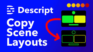 Copy Scene Layouts in Descript