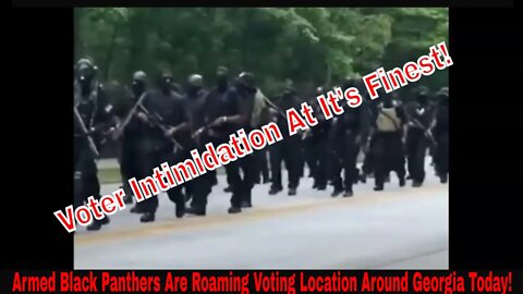 Armed Black Panthers Are Roaming Voting Location Around Georgia Today!