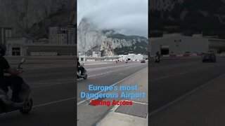 Stunning Cloud Formations over Gibraltar; Europes Most Dangerous Airport-Biking Across