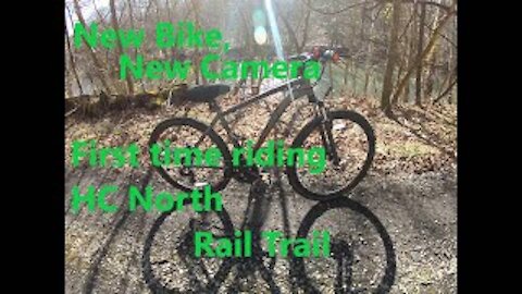 Outdoor Adventures 2020 new Bike and First Rail Trail