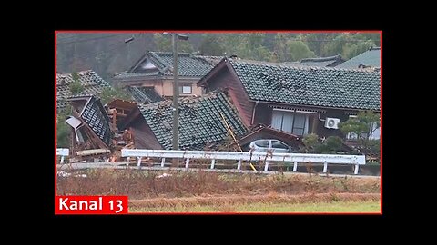 Homes flattened in Japanese city hit hard by new year earthquakes