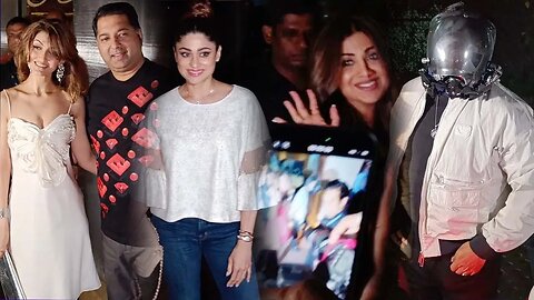 Shilpa Shetty Kundra, Raj Kundra & Shamita Shetty arrived at Worli Bastin 🤩💖📸 😍💖📸