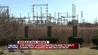 DTE Energy preparing to close multiple Michigan power plants ahead of schedule