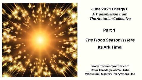 June 2021+ Energy ~ A Message from The Arcturian Collective: The Flood Season Is Here, Its Ark Time!