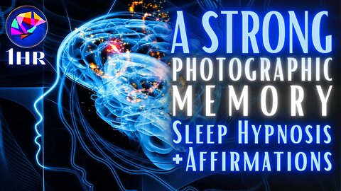 Photographic Memory Sleep Hypnosis - Improve Subconscious Mind Power (1 hour)