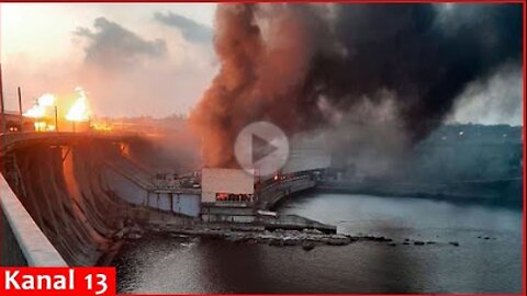 Dnipro Dnipro Hydroelectric Station was hit amid Russian mass missile attack