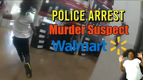 Murder Suspect In Cleveland Ohio Runs From Police In Walmart