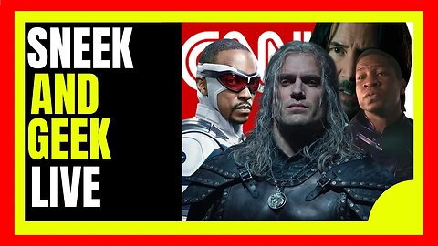 SNEEK N GEEK LIVE: Jonathan Majors/Witcher/JohnWick/Captain America/X-Files/Playstation