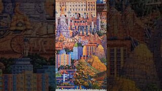 Day 3 Bag 7 Complete! 60,000 piece World's Largest Puzzle by Dowdle #puzzles #shorts #jigsawpuzzles