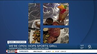 Hops Sports Grill selling takeout food