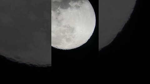 Our Moon On Sunday Night In Indiana!! Recorded With Telescope And IPhone On 3/5/23