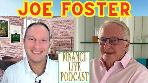 Dr. Finance Live Podcast Episode 44 - Joe Foster Interview - Founder of Reebok - Author: Shoe Maker