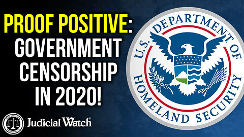 PROOF POSITIVE: Government Censorship in 2020!