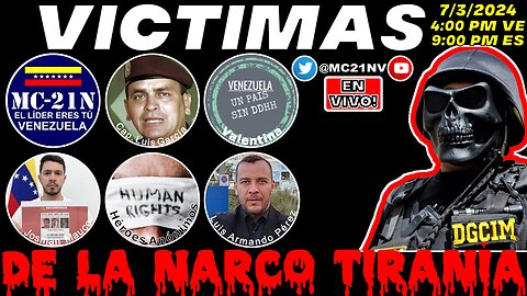 VÍCTIMAS de la NARCO-TIRANÍA-Cap. Luis García, Luis A. Pérez, Josman Mauco🚨EN VIVO!🎙️PARTICIPA🚨
