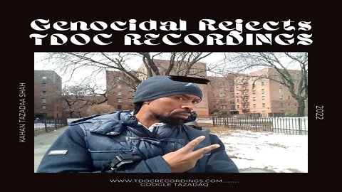 Genocial Reject Interview Kahan Tazadaq Shah Of TDOC RECORDINGS Truth Music Hip Hop
