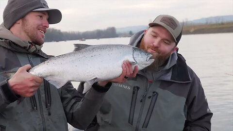 KISSING His First Spring Chinook Salmon! | Addicted Life Ep. #35