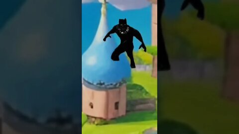 Black Panther Beats Mario #blackpanther #blackpantherwakandaforever #blackpanther2