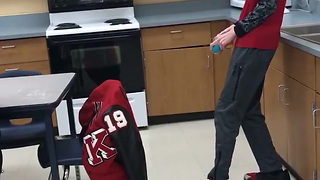 Special Needs Student Tries on Friend's Jacket Every Day... Until Surprised with His Very Own
