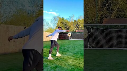 INSANELY SATISFYING VOLLEY IN MY GARDEN 💥🎯 *Slow-Mo*