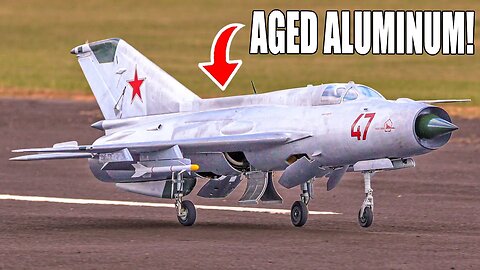 INCREDIBLE ALUMINUM! GIANT Scale RC MiG-21 Fishbed