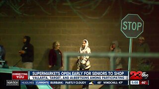 Supermarkets open early for seniors