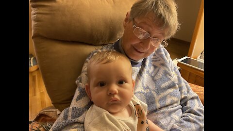 Great Grandma and New Baby