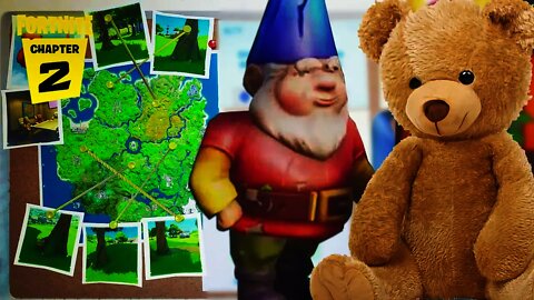 HIDDEN Gnomes & Teddy Bears Challenge in Fortnite
