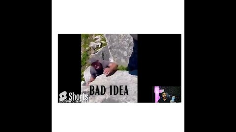 Man falls off the cliff | #ReactionVideos #Entertainment #YouTubeChannel