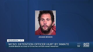 Detention officer attacked by inmate