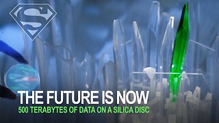 5D Data Storage 500TB Stored On A CD Size Silica Disc